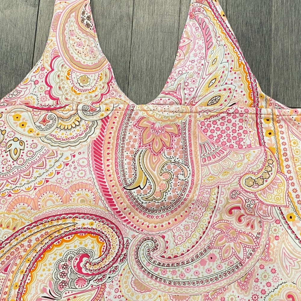 Vintage Liz Claiborne Paisley Halter Top - Picture 2 of 9